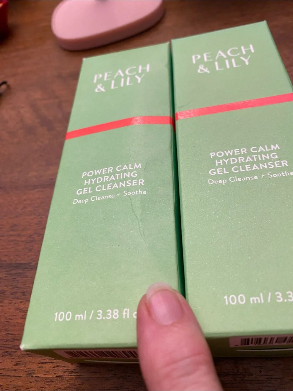 PEACH & LILY Power Calm Hydrating Gel Cleanser 100 ml Bundle of Two!!!